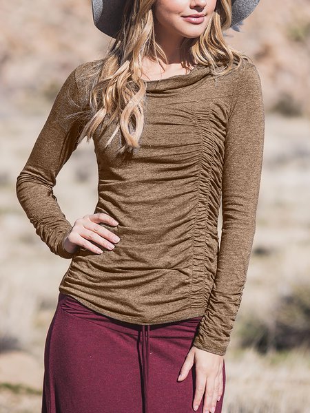 Cowl Neck T-Shirts
