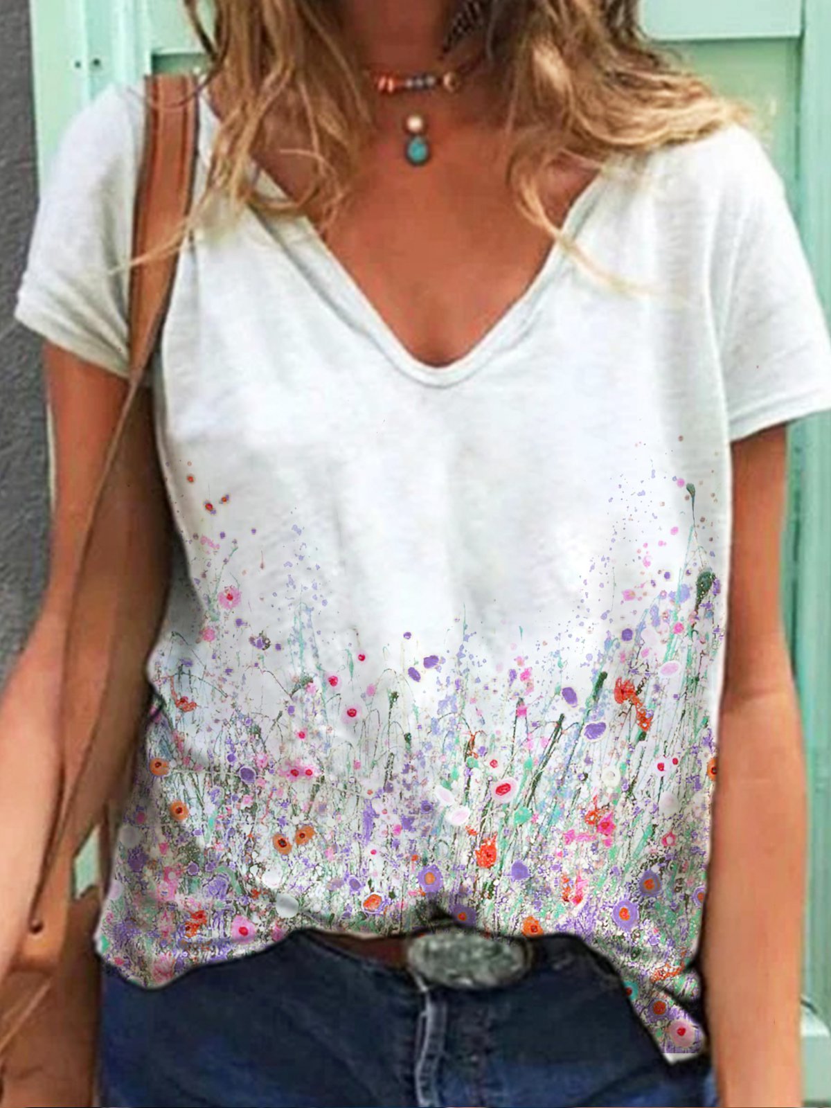 Floral Loosen T-shirt