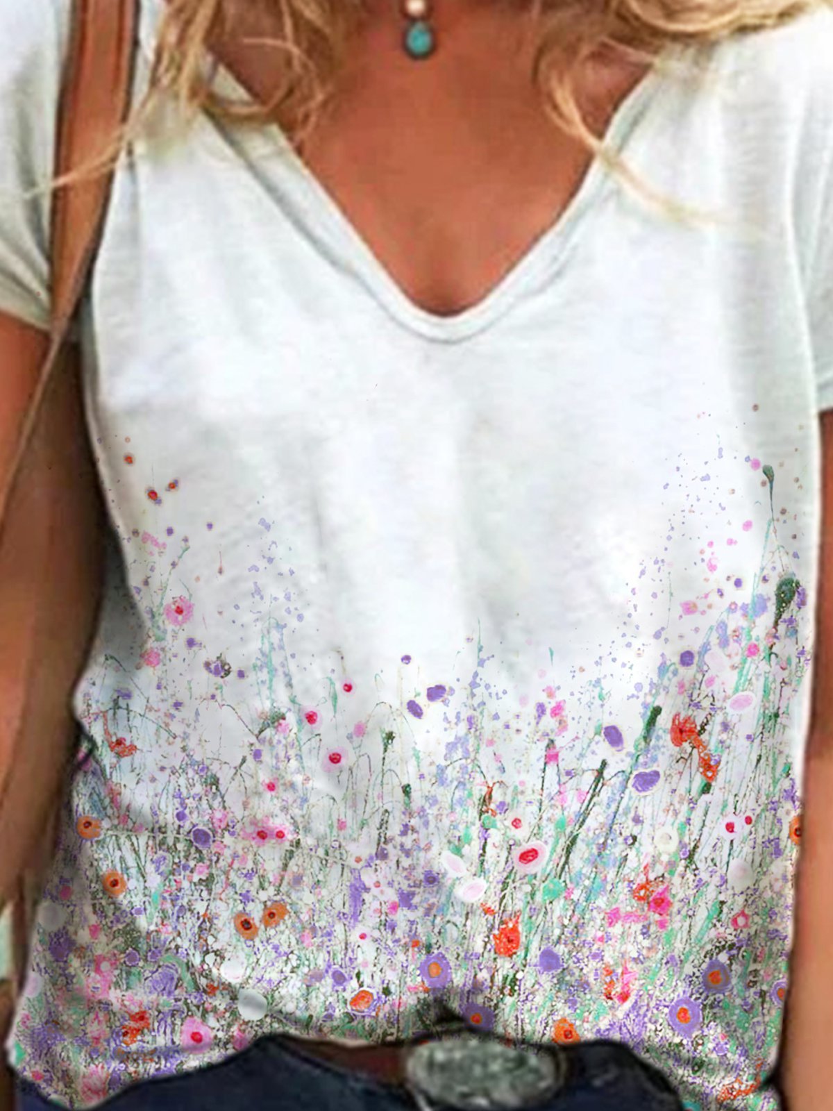 Floral Loosen T-shirt