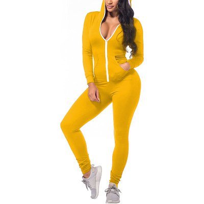 Holiday Hoodie Long Sleeve Jumpsuit & Romper