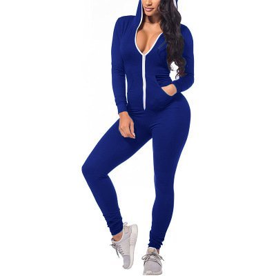 Holiday Hoodie Long Sleeve Jumpsuit & Romper