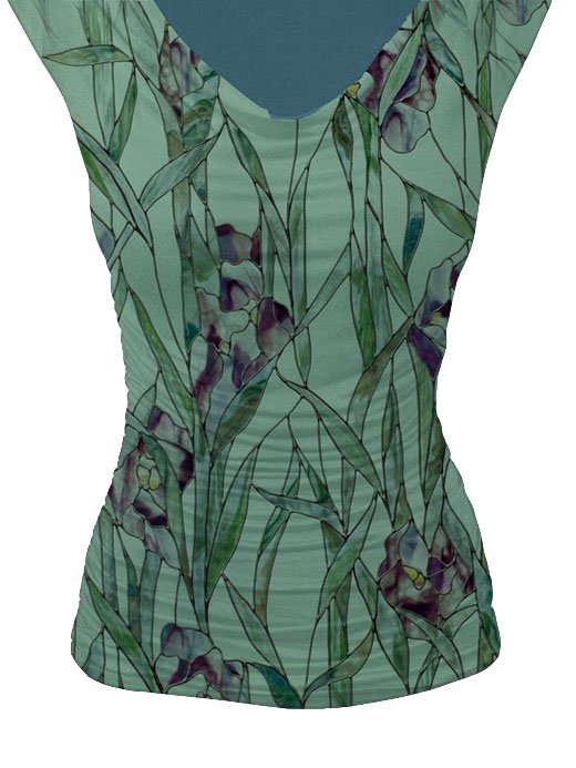 Floral V Neck Fit Casual Auto-Clearance