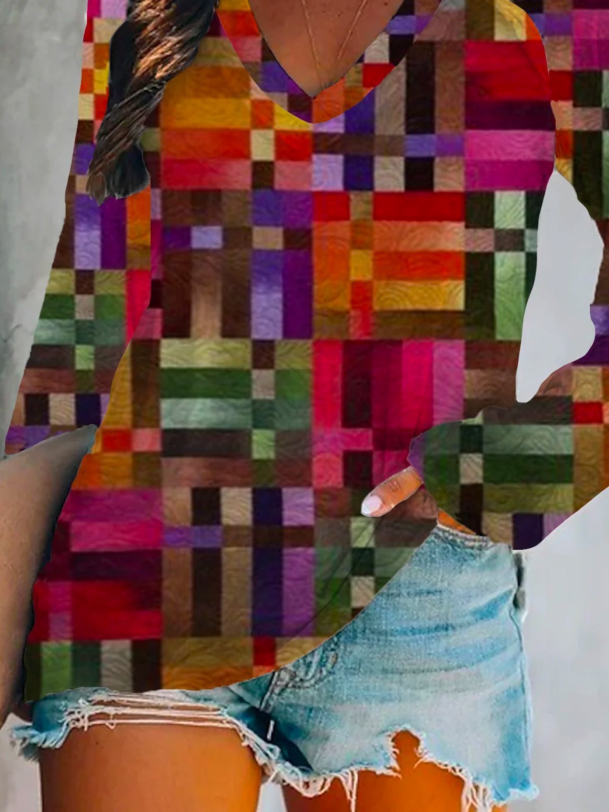 Cotton Blends Printed Boho T-Shirts