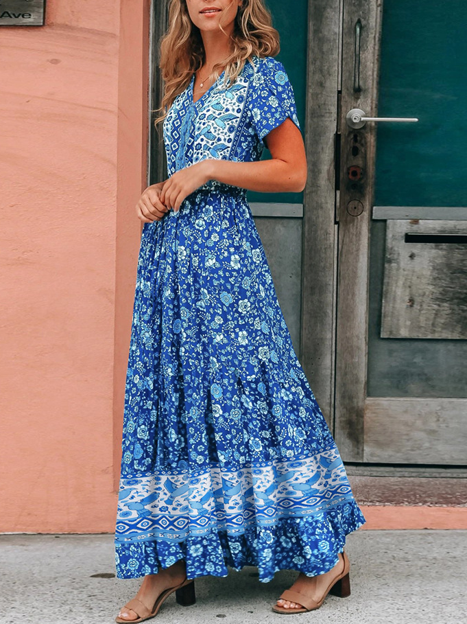 Boho Floral Maxi