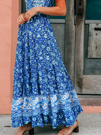 Boho Floral Maxi