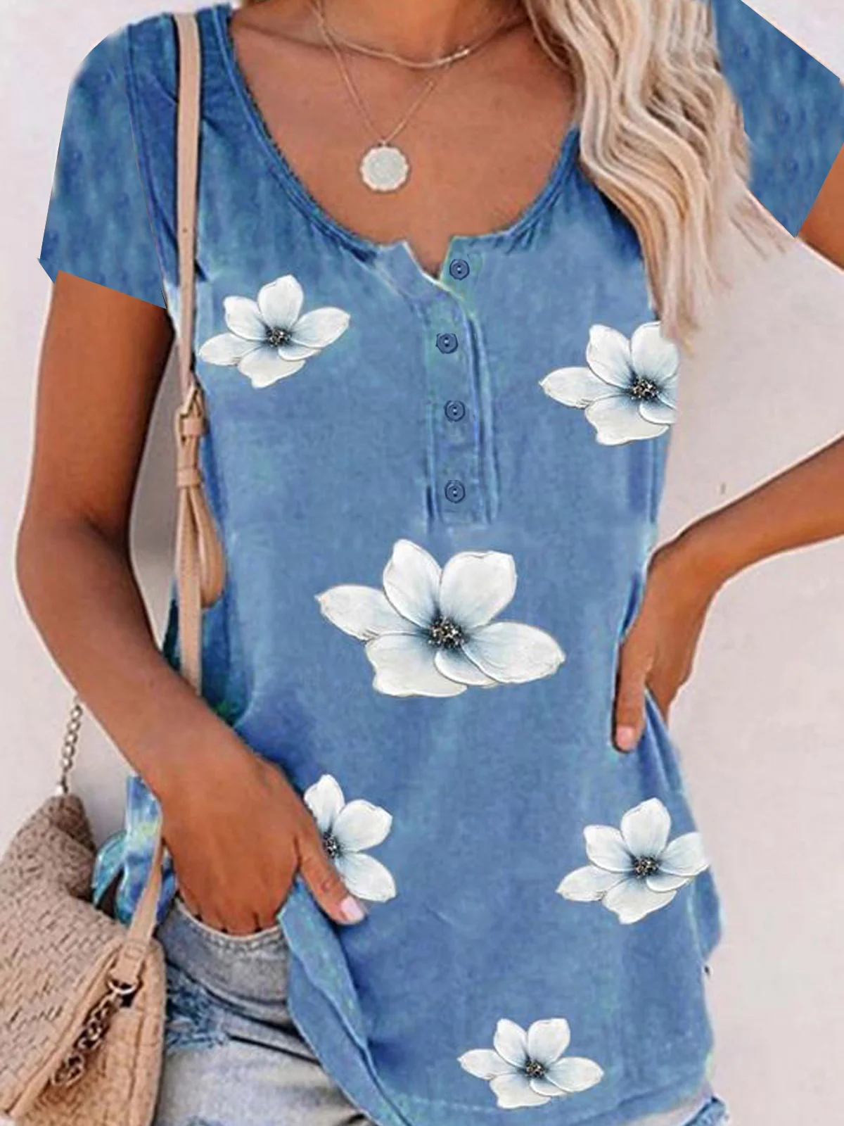 Floral Casual T-Shirts