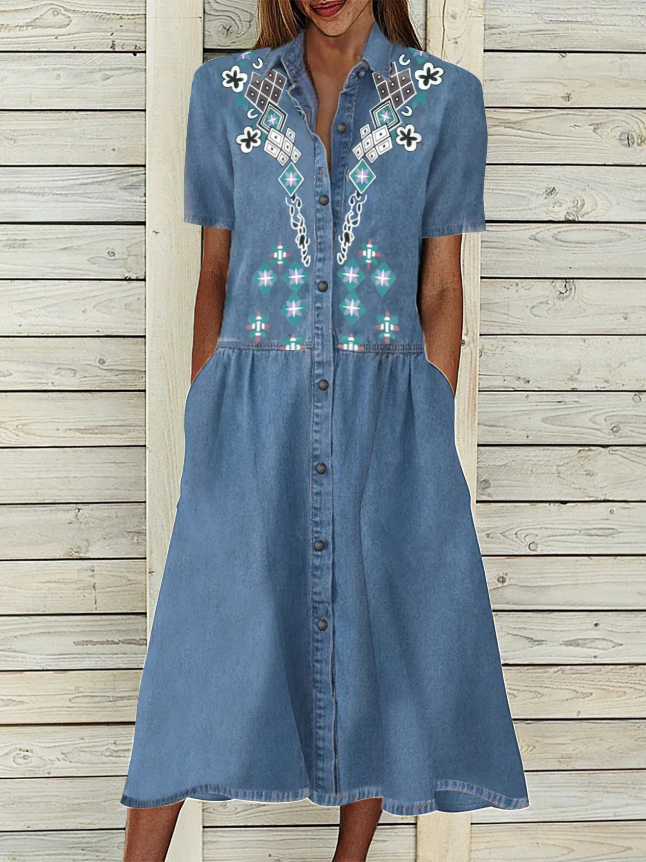Loosen Casual Midi
