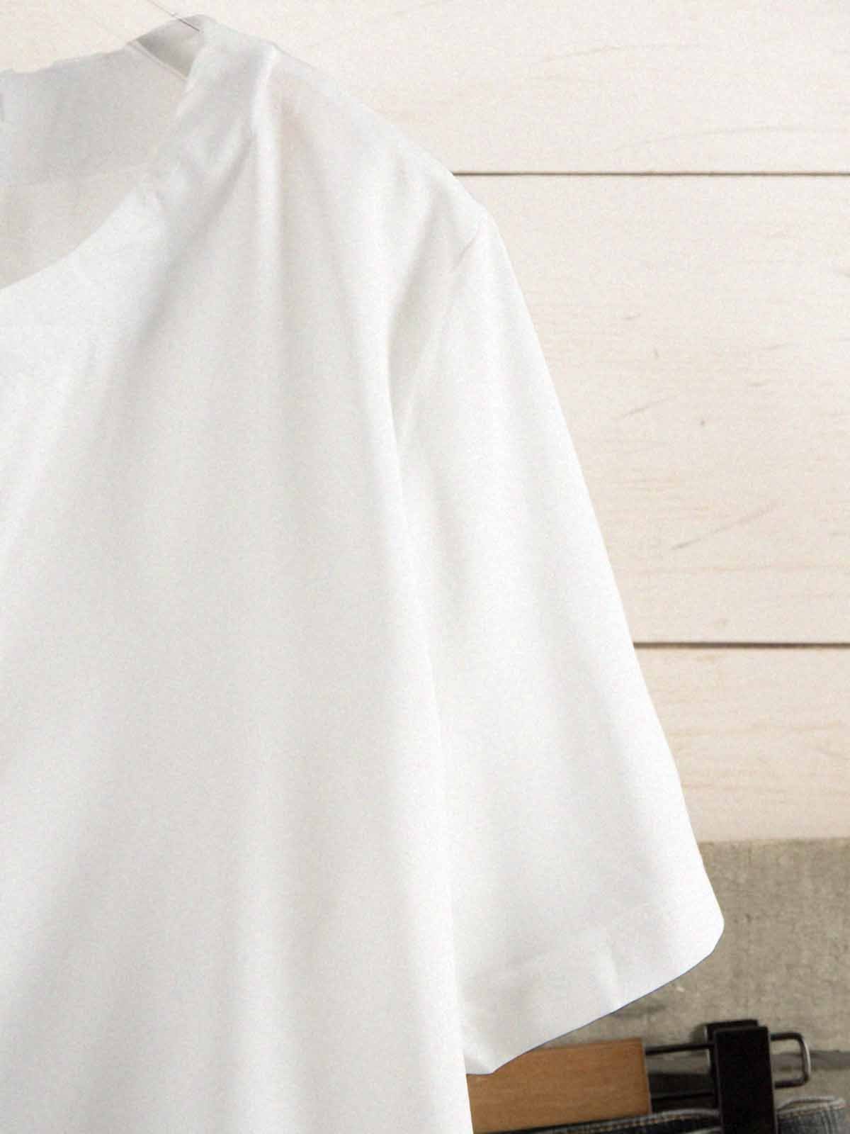 White Cotton Short Sleeve T-shirt