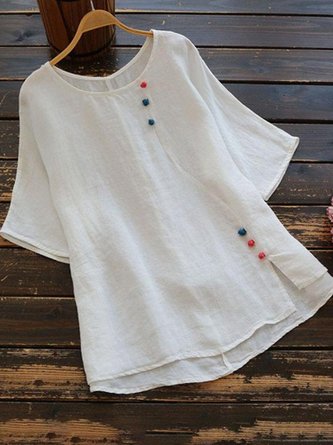 Casual Round Neck T-Shirts