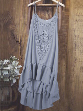Loose Cotton Casual Dress