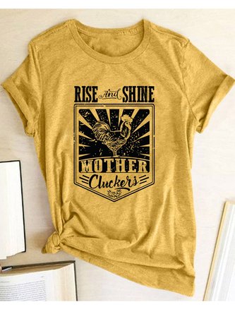 Basics Cotton-Blend Printed T-shirt