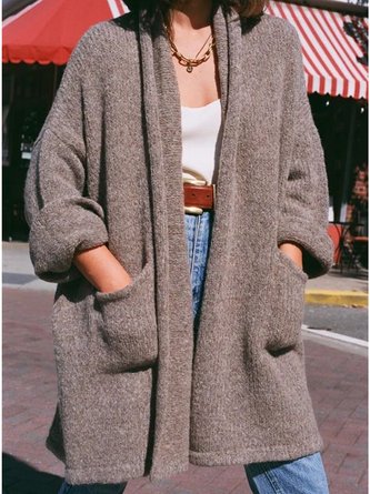 Casual Acrylic Cardigans