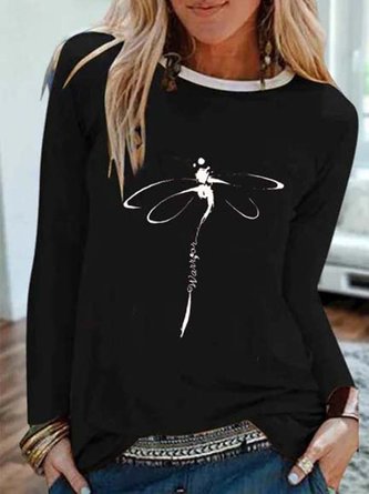 Casual Crew Neck T-Shirts