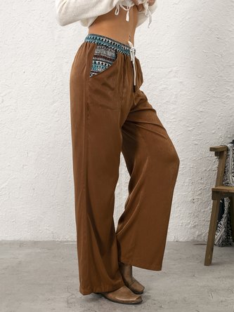 Geometric Loosen Pants