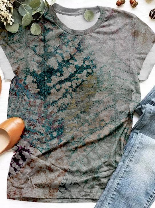 Round Neck Loosen T-shirt