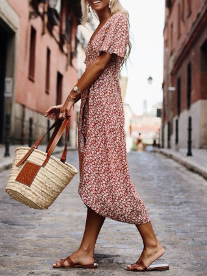 Printed Boho Dress