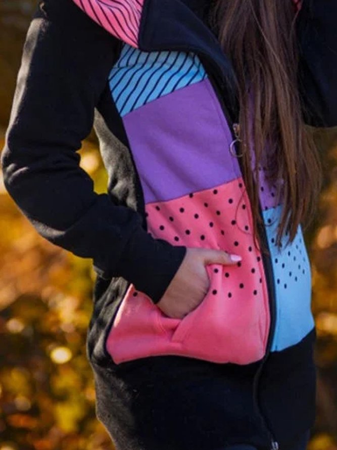 Casual Polka Dots Cardigans