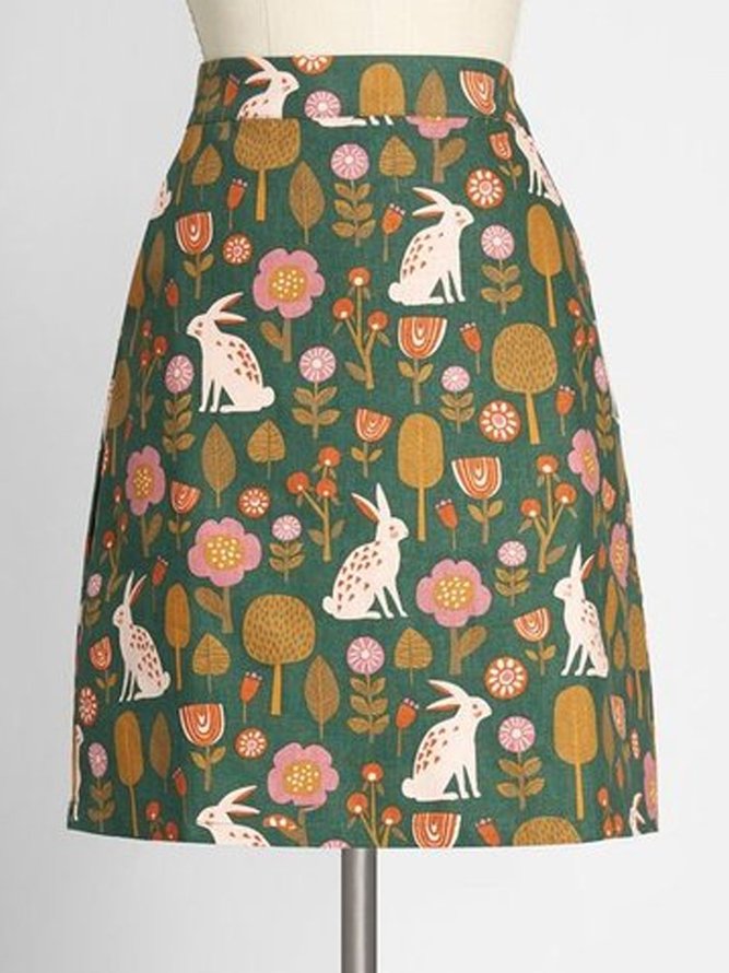 Floral Vintage Skirts