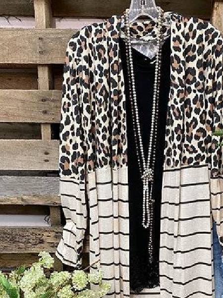 Loosen Casual Cotton Cardigans