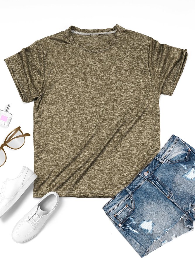 Loose Plain Basics T-Shirts