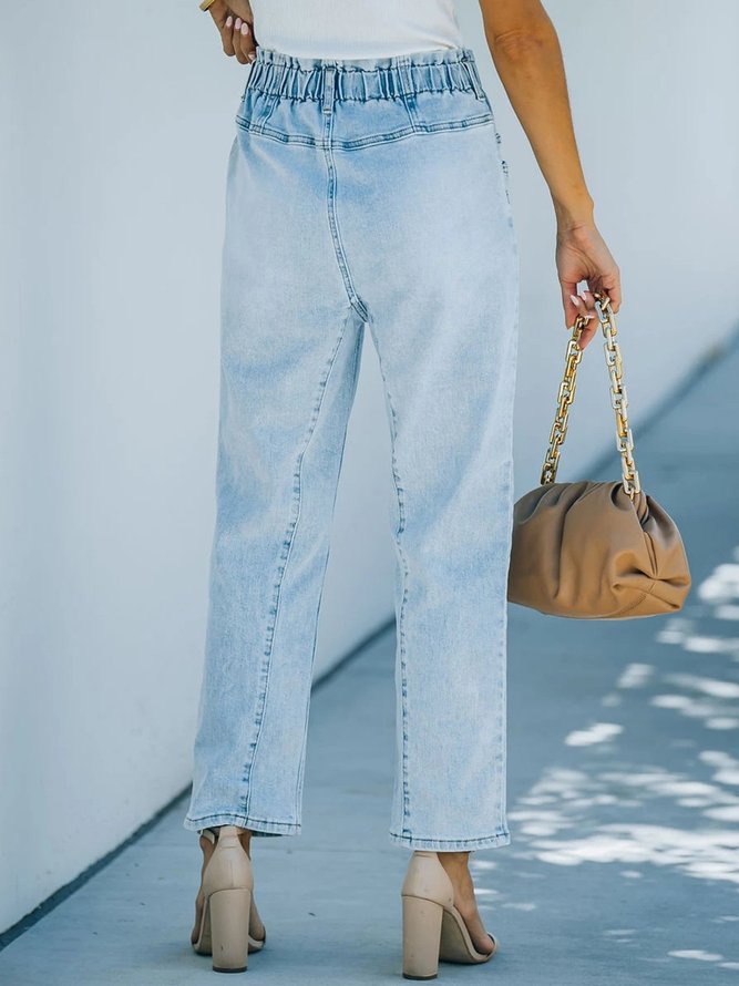 Plain Denim&jeans