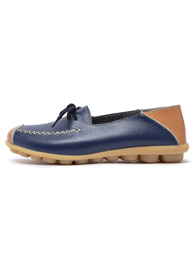 Cowhide Leather Flats/loafers