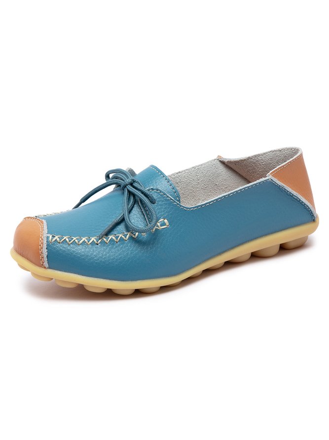 Cowhide Leather Flats/loafers