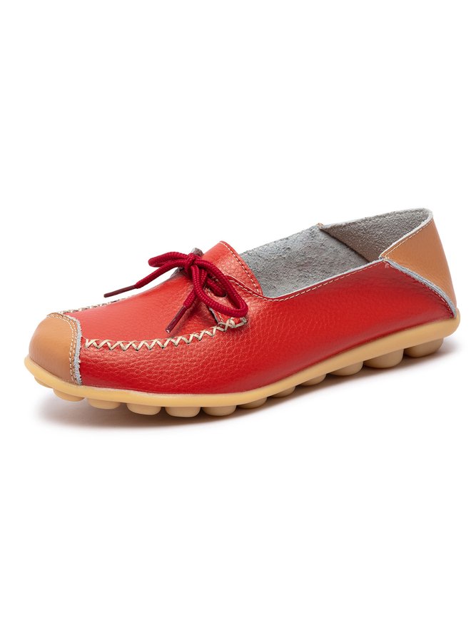 Cowhide Leather Flats/loafers