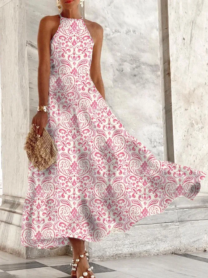 Cotton Blends Vacation Maxi