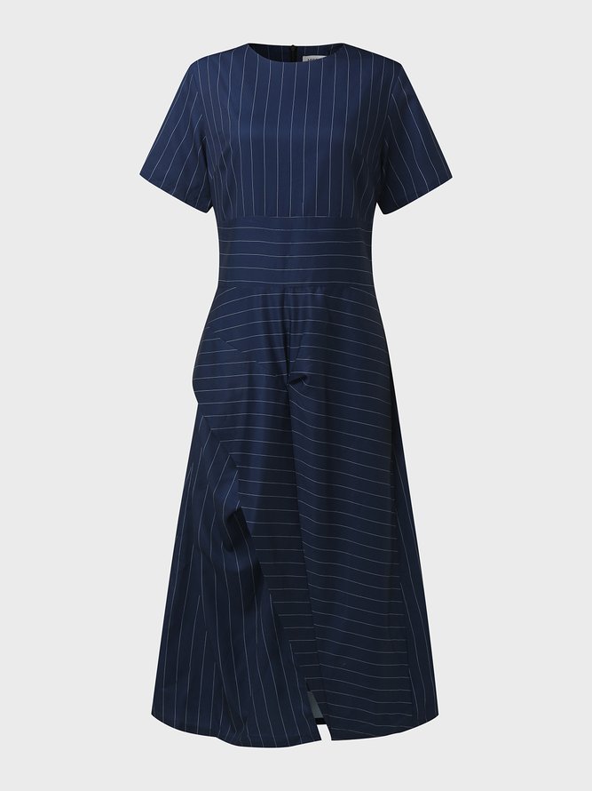 Casual Cotton Blends Regular Fit Maxi