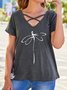 Dragonfly Casual Short Sleeve T-Shirt
