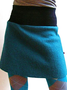 Casual Solid Cotton Skirts