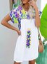 Loosen Square Neck Dress