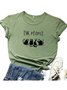 Cotton-Blend Vintage Crew Neck T-shirt
