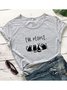 Cotton-Blend Vintage Crew Neck T-shirt