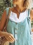 Casual Cotton Blends Jumpsuits&rompers