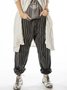 Cotton-Blend Loose Striped Auto-Clearance