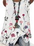 Printed Crew Neck Cotton-Blend Auto-Clearance