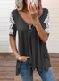 Cotton-Blend Casual Loose Auto-Clearance