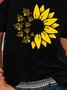 Round Neck Casual T-shirt