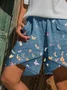 Vacation Loose Butterfly Shorts