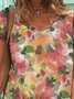 V Neck Printed T-shirt