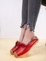 Cowhide Leather Flats/loafers