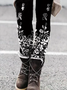 Regular Fit Printed Leggings