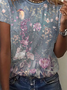 Floral Casual T-Shirts
