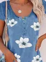 Floral Casual T-Shirts