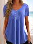 Elegant Regular Fit Striped T-Shirts