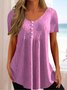 Elegant Regular Fit Striped T-Shirts