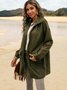 Casual Stand Collar Pockets Coats