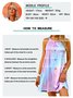 Vacation Crew Neck Ombre Jersey Shorts